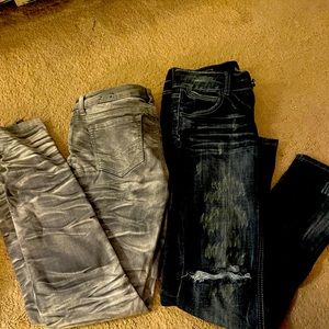 Two pairs almost famous jeans